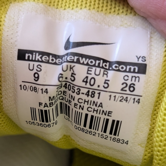 Nike Womens Initiator 394053-481 Blue Low Top Lace Up Casual Running Shoe Size 9 - Picture 7 of 7